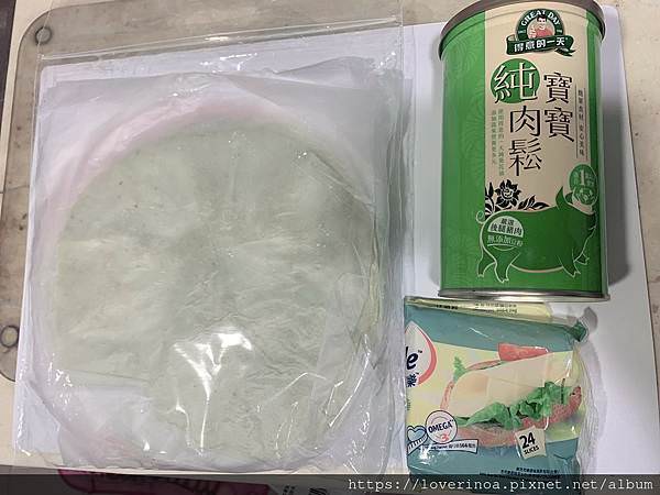 肉髮起司材料